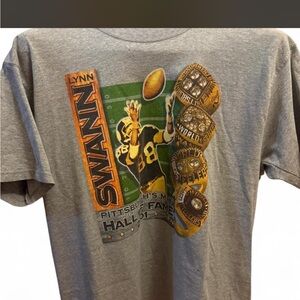 Lynn Swann Pittsburgh Steelers Gray Graphic T-Shirt